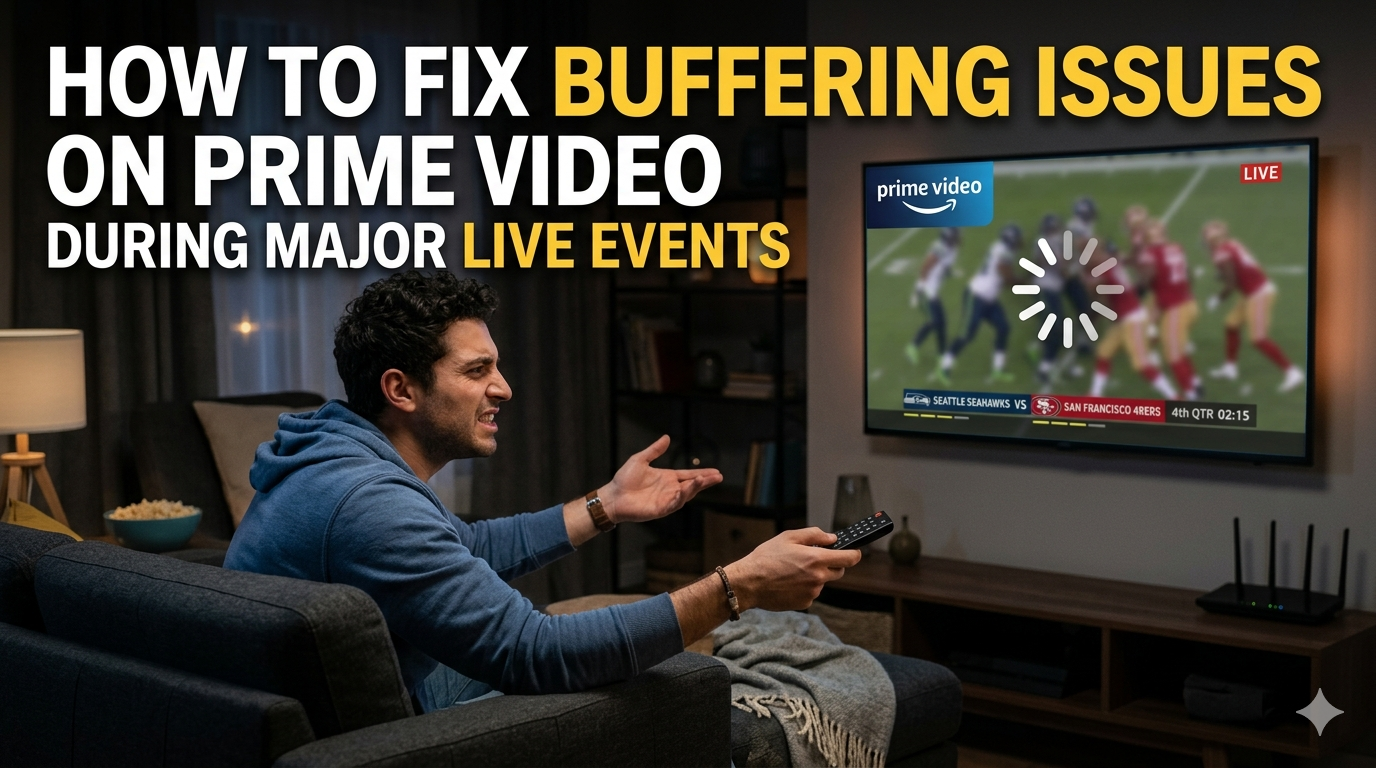 How to Fix Buffering Issues on Prime Video During Major Live Events