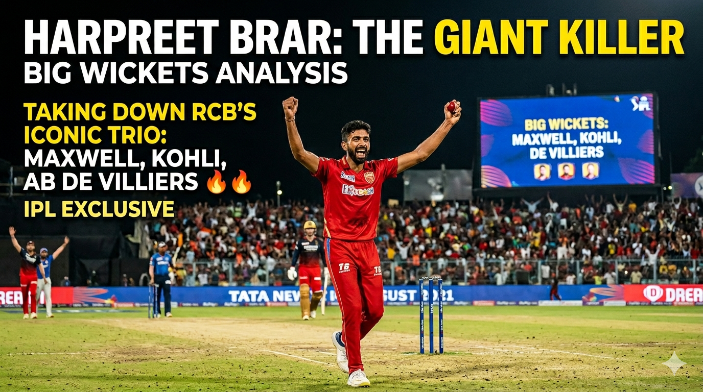 Harpreet Brar: The Giant Killer Who Always Takes Big Wickets in Big Games
