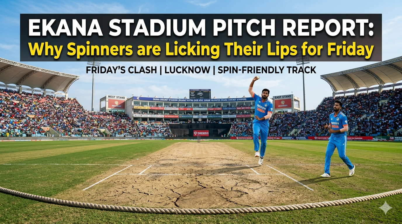 Ekana Stadium Pitch Report: Why Spinners are Licking Their Lips for Friday