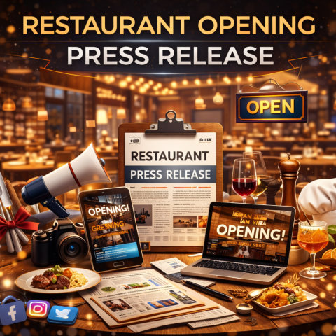 Restaurant Opening Press Release: Best PR Distribution Platforms