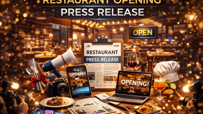 Restaurant Opening Press Release: Best PR Distribution Platforms
