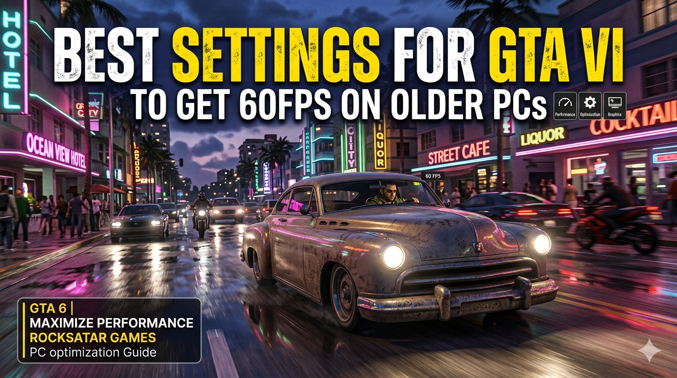 Best Settings for GTA VI to Get 60FPS on Older PCs