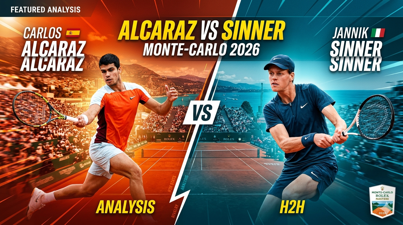Alcaraz vs Sinner: The New Fedal? Head-to-Head Analysis Before Monte-Carlo
