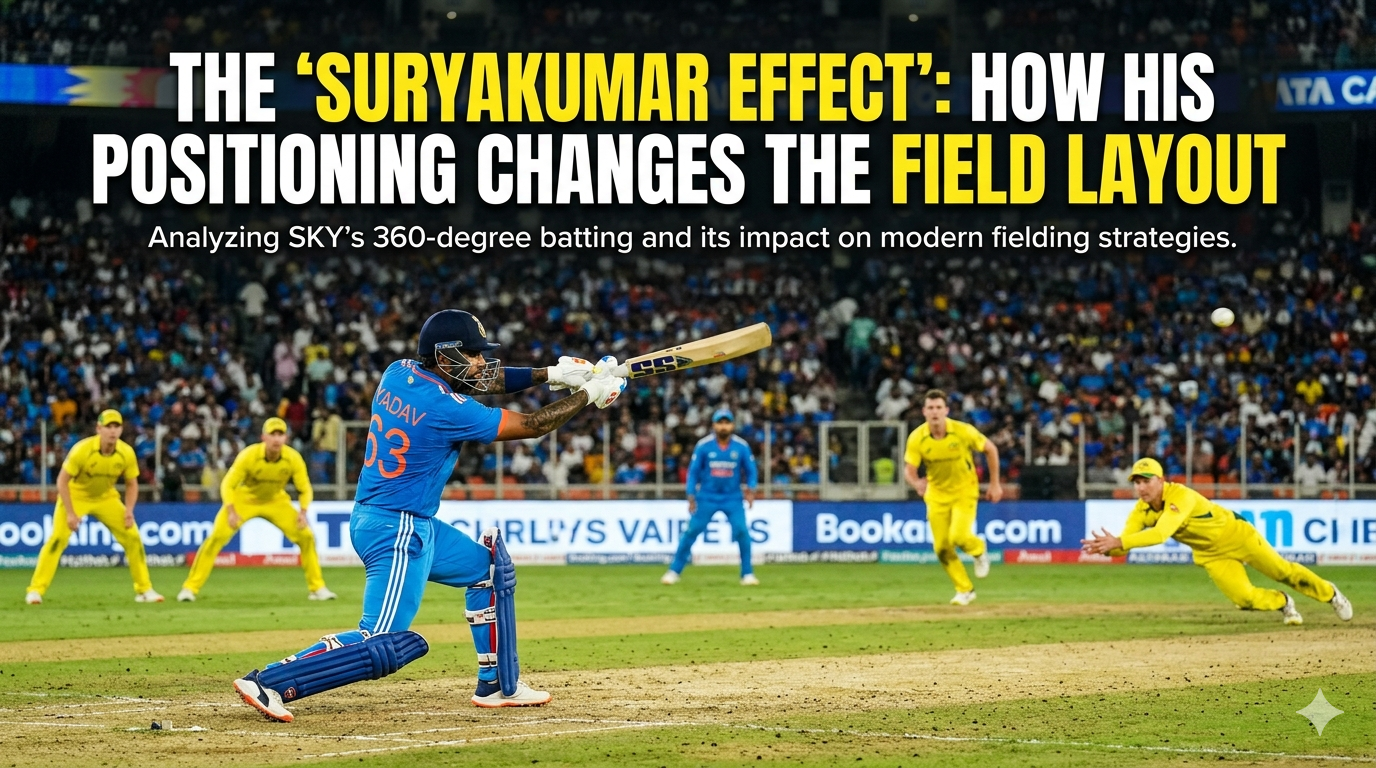 The "Suryakumar Effect": How His Positioning Changes the Field Layout