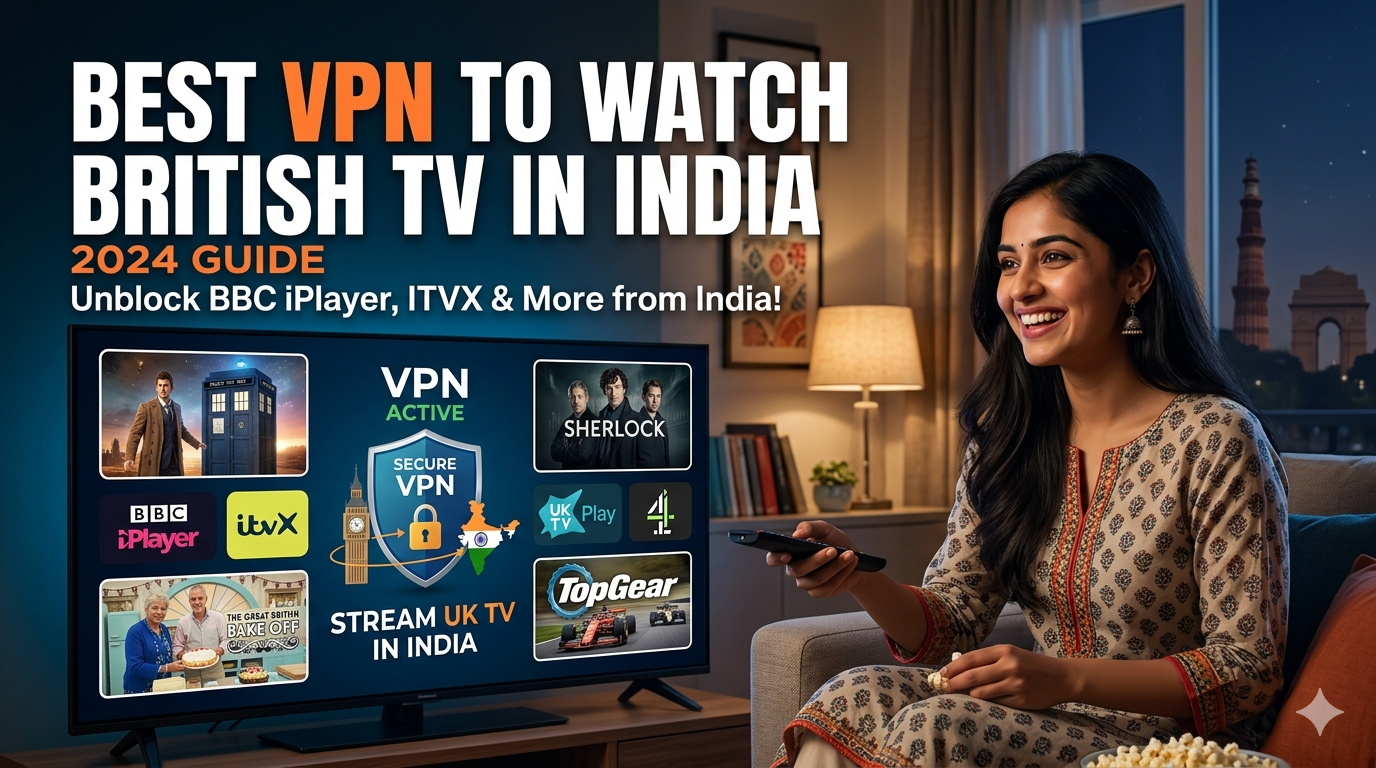 The Best VPNs to Watch British TV Shows from Anywhere in India