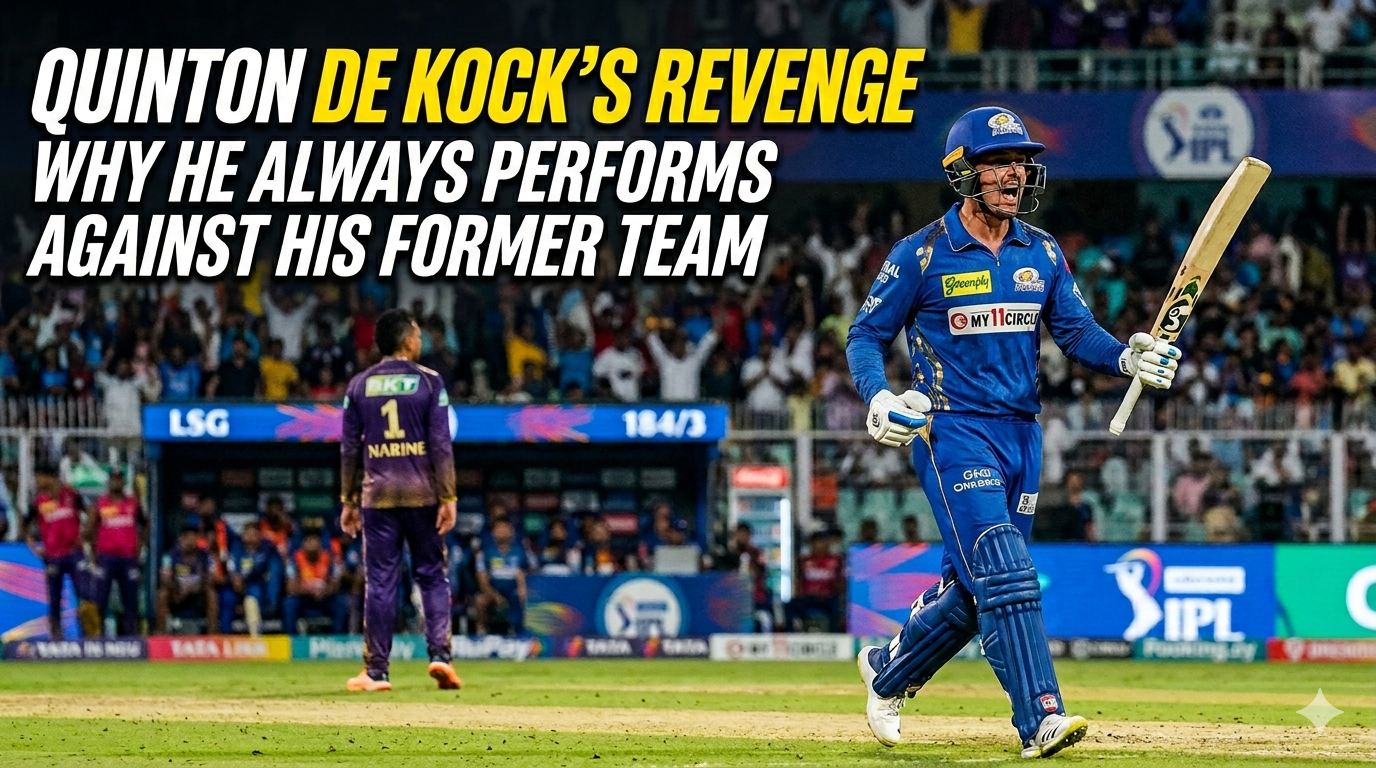 Quinton de Kock’s Revenge: Why He Always Performs Against His Former Team