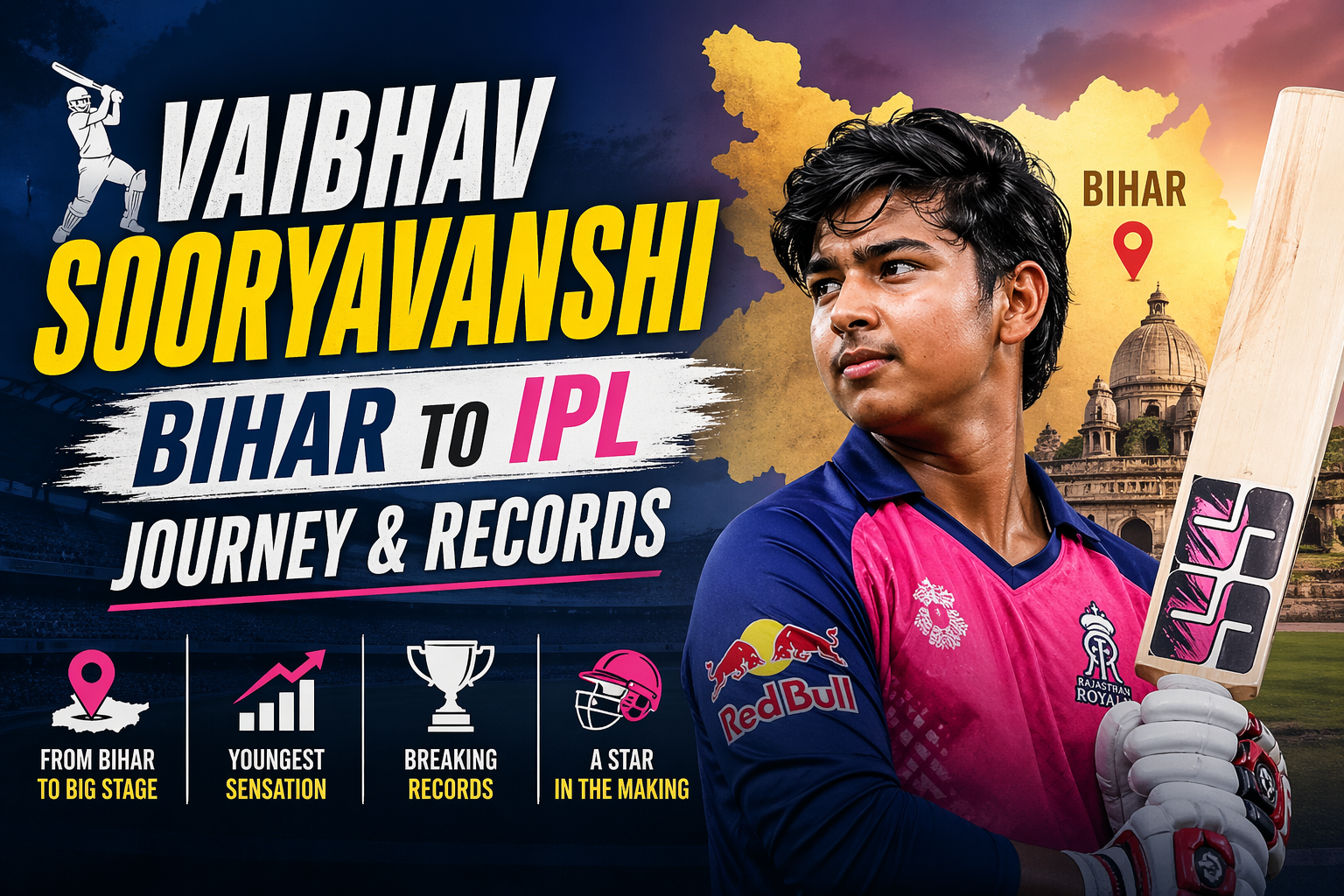 From Bihar to IPL Stardom: The Incredible Journey of Vaibhav Sooryavanshi