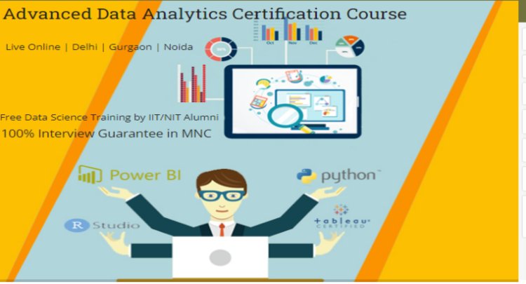 Best Data Analyst Certifications for Landing a High-Paying Job in 2025, 100% Job, Best Data Analyst Training Course in Delhi, 110026 - by SLA Consultants India