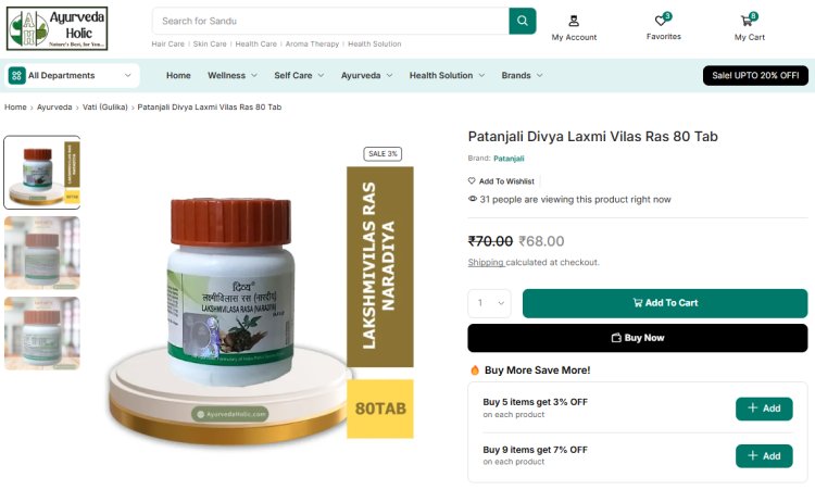 How Does Patanjali Laxmi Vilas Ras Improve Immunity?