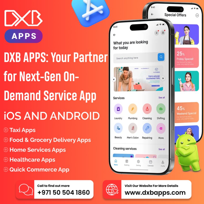 Avail app development services customized by mobile app developers at DXB APPS
