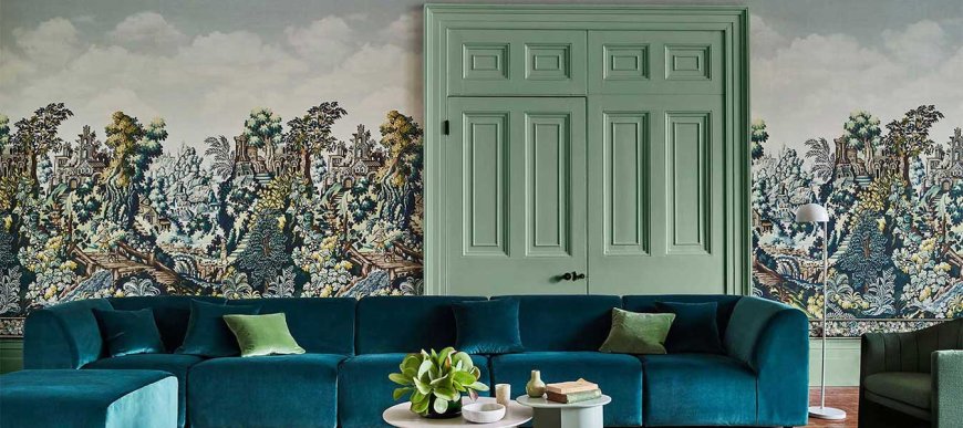 Stylish Acoustical Wallpaper for Sound Control & Design