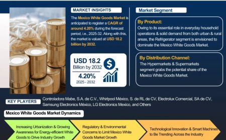 Mexico White Goods Industry Overview Market to Witness Huge Growth by 2032