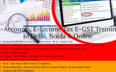 Accounting Course fee in Delhi, GST Practical Classes in Laxmi Nagar, Delhi, 100% Job Guarantee Course by "SLA Consultants""  Free SAP HANA Finance Course