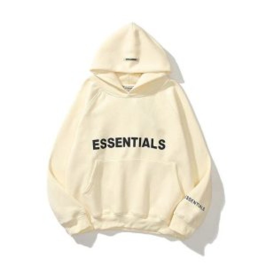 Essentials Oversized Hoodie – Soft Cotton Fleece for Daily Wear