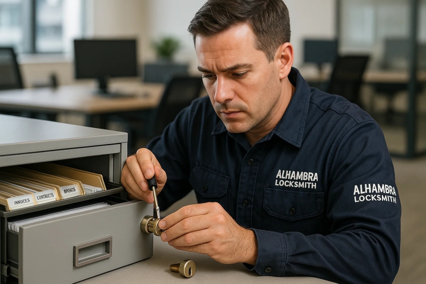 Who Offers Reliable File Cabinet Lock Replacement Services in Alhambra?