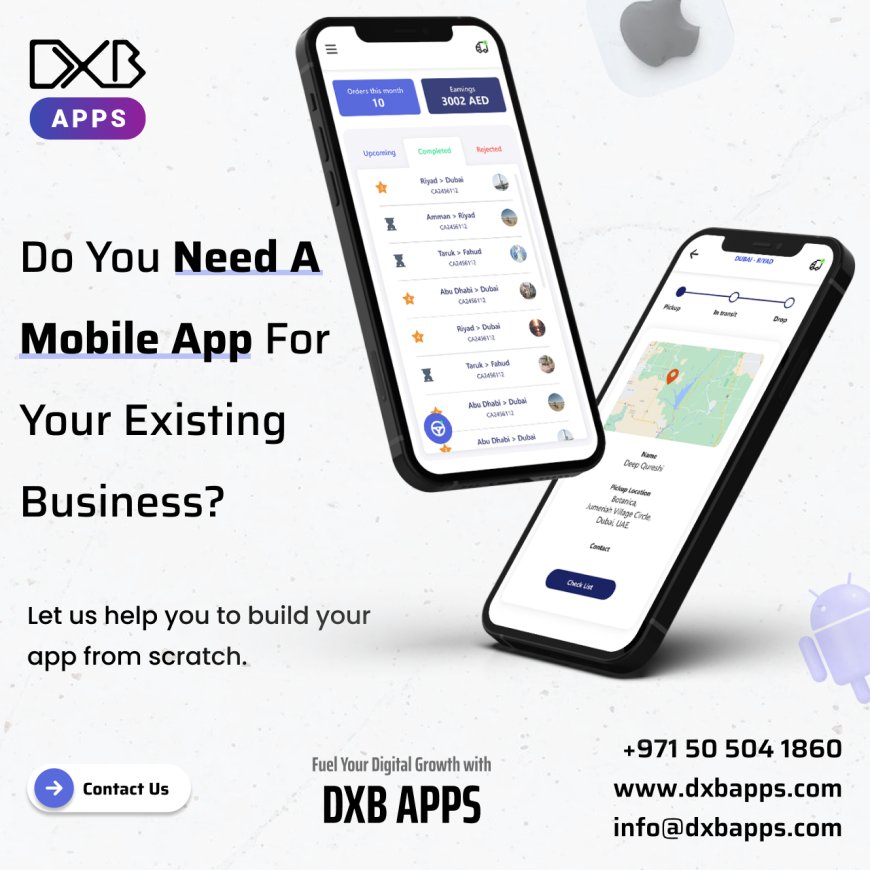 Avail top app solutions with the DXB APPS, best mobile app development company
