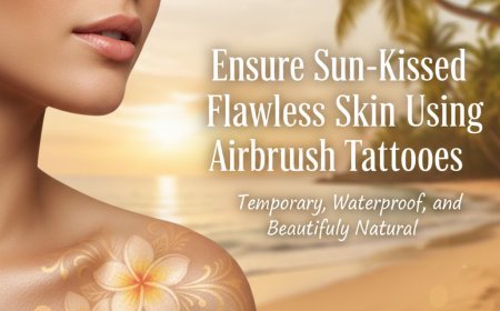 Ensure Sun-Kissed Flawless Skin Using Airbrush Tattoos