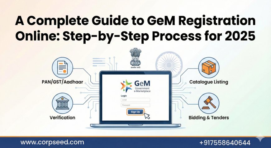 Unlock GeM Selling Today — Register Online in Just a Few Easy Steps