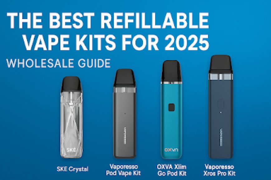 The Best Refillable Vape Kits for 2025: Wholesale Buyers Guide