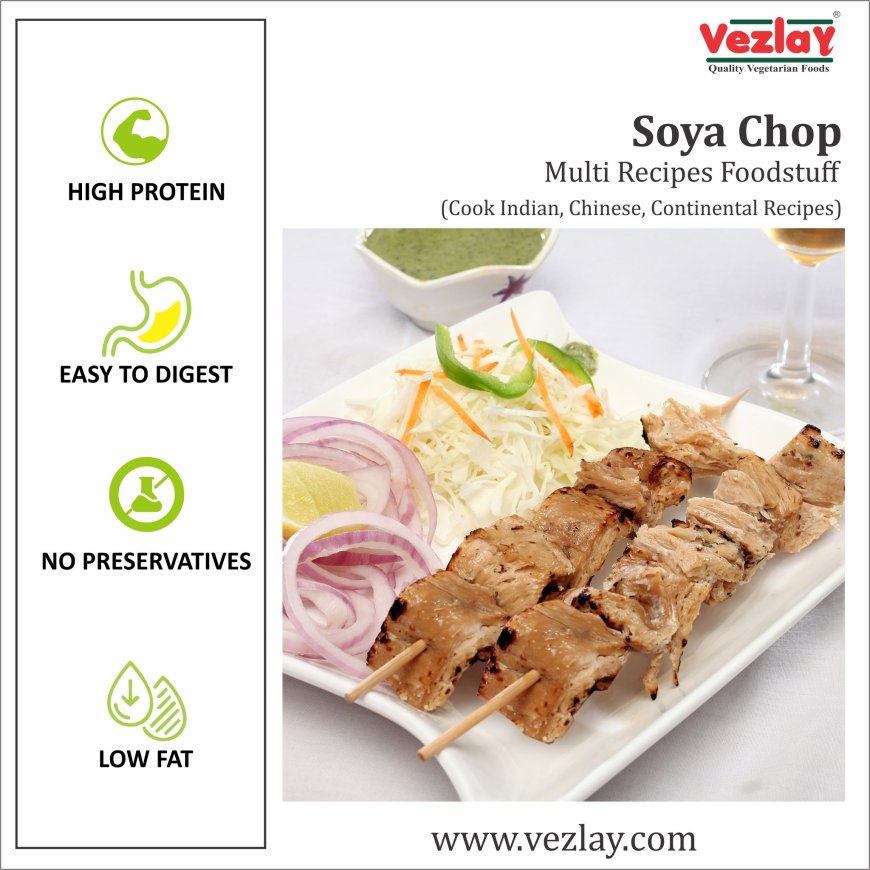 Soya Chaap by Vezlay Foods – A Healthy, Delicious & Modern Vegan Choice