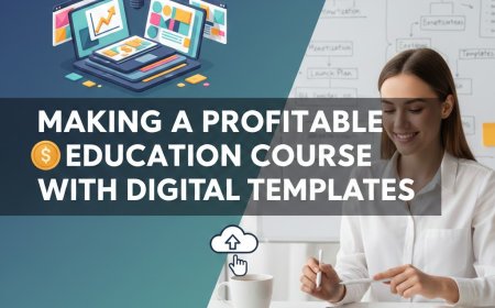 Making a Profitable Education Course with Digital Templates