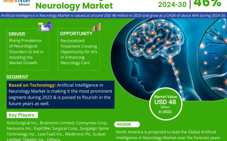 Artificial Intelligence in Neurology Market Size, Insights, Growth Rate, Trends Analysis and Forecast To 2030
