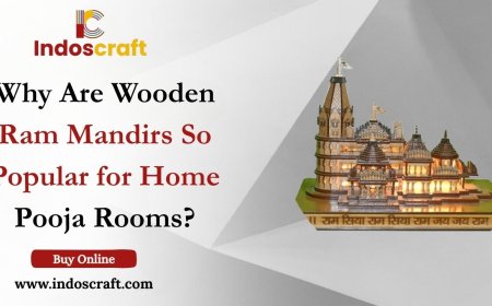 Why Are Wooden Ram Mandirs So Popular for Home Pooja Rooms?