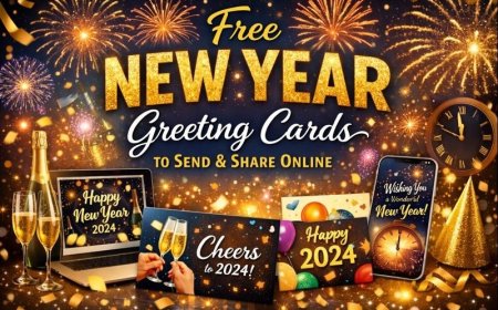 Download Free New Year Greeting Cards | New Year Wishing Card & Cards for New Year