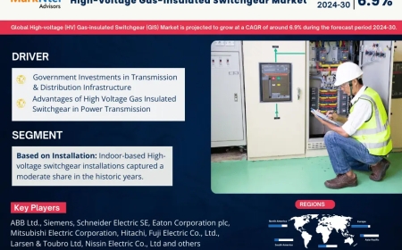 High-voltage (HV) Gas-insulated Switchgear (GIS) Market Size, Insights, Growth Rate, Trends Analysis and Forecast To 2030