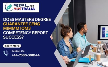 Does Masters Degree Guarantee CEng MIMMM IOM3 Competency Report Success?