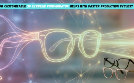 How Customizable 3D Eyewear Configurator Helps with Faster Production Cycles?