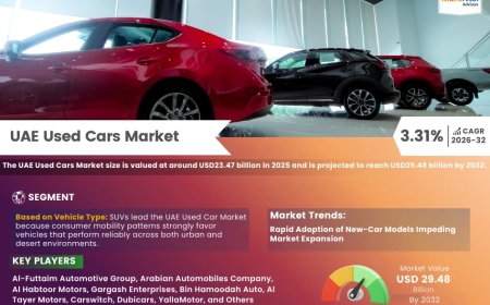 UAE Used Cars Market Trends: Growth, Share, Value, Size, and Analysis By 2032