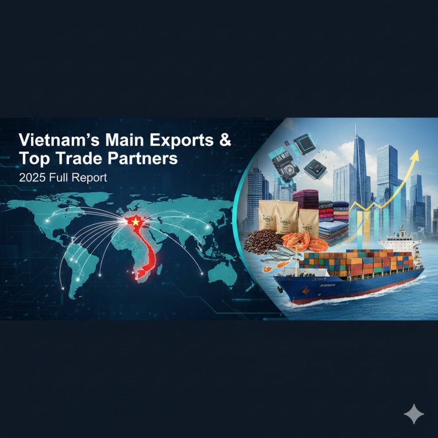 Vietnam’s Main Exports & Top Trade Partners: 2025 Full Report