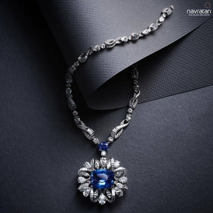 Blue Sapphire Necklaces Are Dominating Red Carpet Events: Here's Why