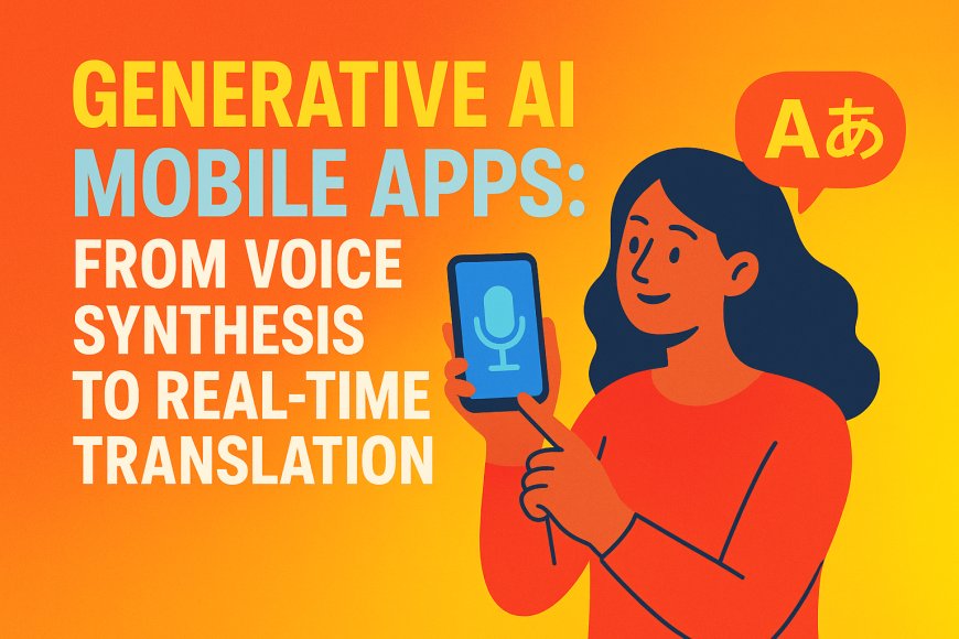 Generative AI Mobile Apps: From Voice Synthesis to Real-Time Translation