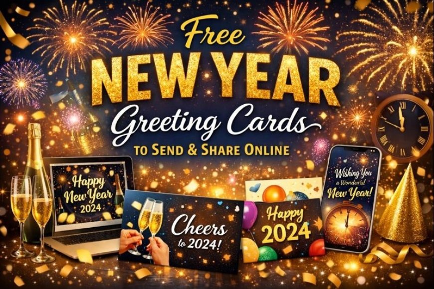 Download Free New Year Greeting Cards | New Year Wishing Card & Cards for New Year