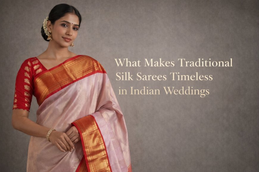 What Makes Traditional Silk Sarees Timeless in Indian Weddings