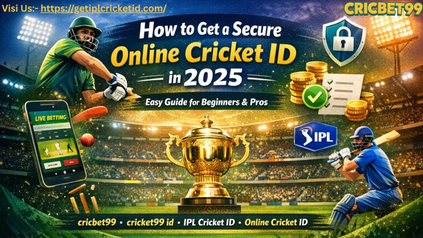 How to Get a Secure Online Cricket ID in 2025: A Complete Beginner-to-Pro Guide