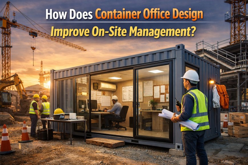 How Does Container Office Design Improve On-Site Management?