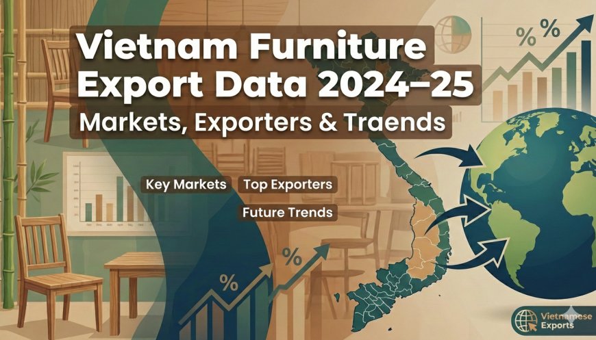 Vietnam Furniture Export Data 2024–25: Markets, Exporters & Trade Trends