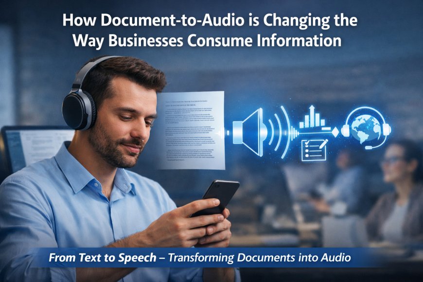 How Document-to-Audio Technology Is Changing the Way Businesses Consume Information
