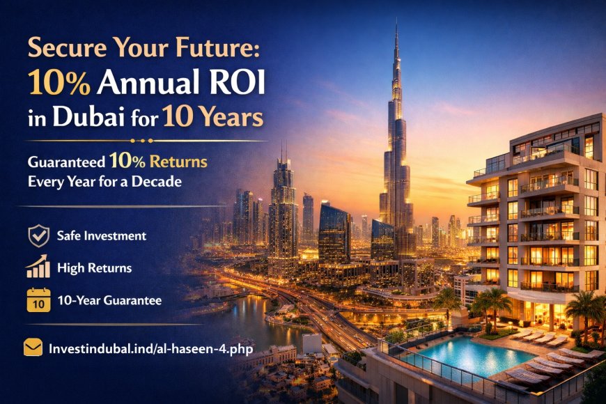 Secure Your Future: 10% Annual ROI in Dubai for 10 Years