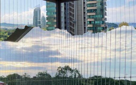 Invisible Safety Grill for Balcony