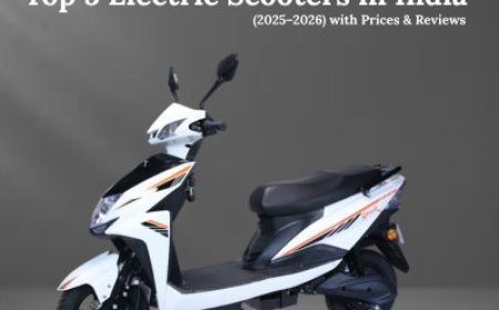 Top 5 Electric Scooters in India (2025–2026) with Prices & Reviews