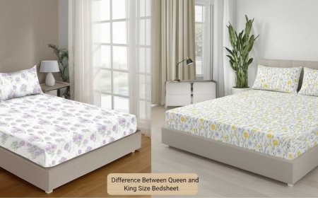 Difference Between Queen and King Size Bedsheet