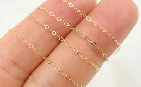 Solid Gold Necklace Chains | 14K Gold Chains for Women