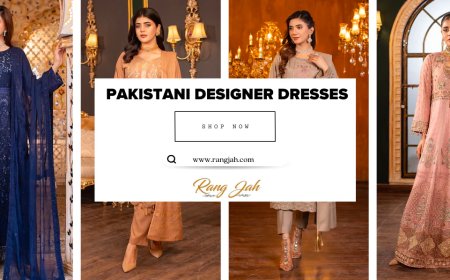 Elevate Your Wardrobe with Pakistani Designer Dresses at Rang Jah