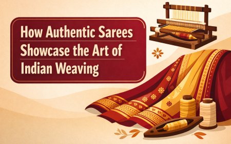 How Authentic Sarees Showcase the Art of Indian Weaving