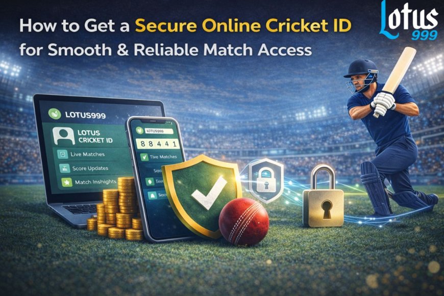 How to Get a Secure Online Cricket ID for Smooth & Reliable Match Access