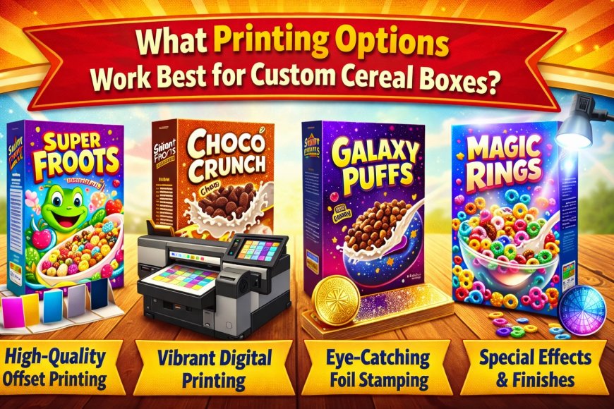 What Printing Options Work Best for Custom Cereal Boxes?